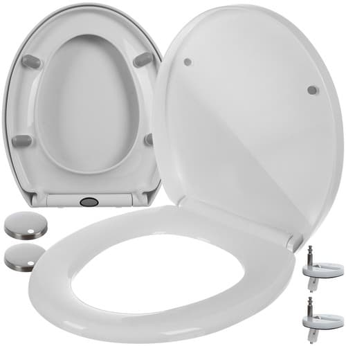 Deska za WC školjko RUHHY, počasi se spušča
