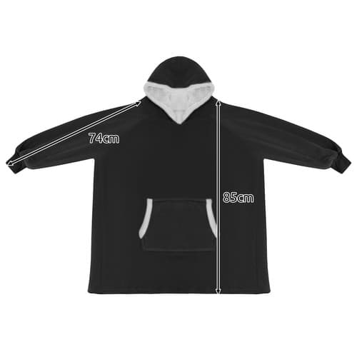Pohodni plašč XXL Ruhhy - črn 3