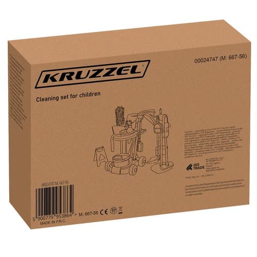Set za čiščenje za otroke KRUZZEL (18 kosov, voziček) 6