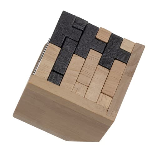Lesena sestavljanka - MO BrainyCube KRUZZEL 6
