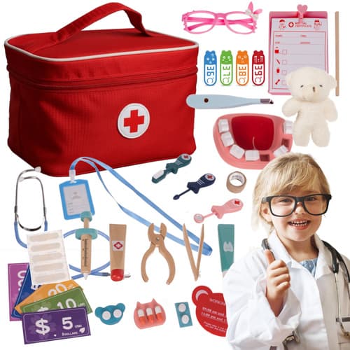 KRUZZEL Set malega zdravnika z 24782 dodatki