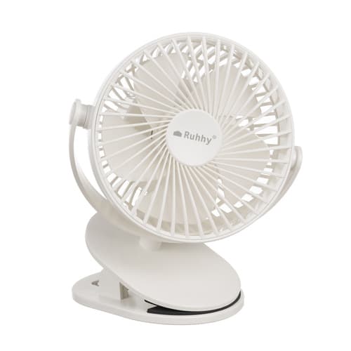 Brezžični namizni ventilator Ruhhy 25566, bel, s sponko 8