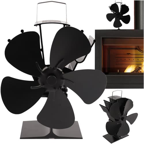 Ventilator za kamin Kaminer s 5 lopatic, termoelektrični