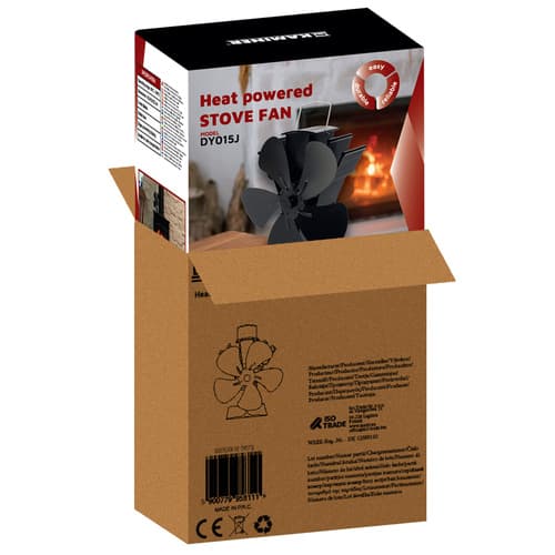 Ventilator za kamin Kaminer s 5 lopatic, termoelektrični 3