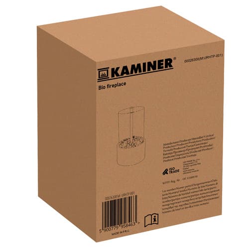 Biokamin Kaminer 26300, črn, 28x16 cm 2
