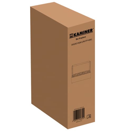 Biokamin Kaminer 26318, črn, 45x29x20,5 cm 2