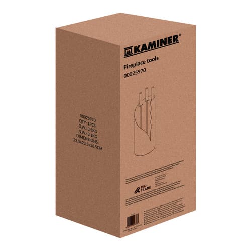 Kaminer 25970: Komplet orodja za kamin, 4-delni 3