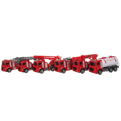 Set gasilskih vozil - 6 kosov 6