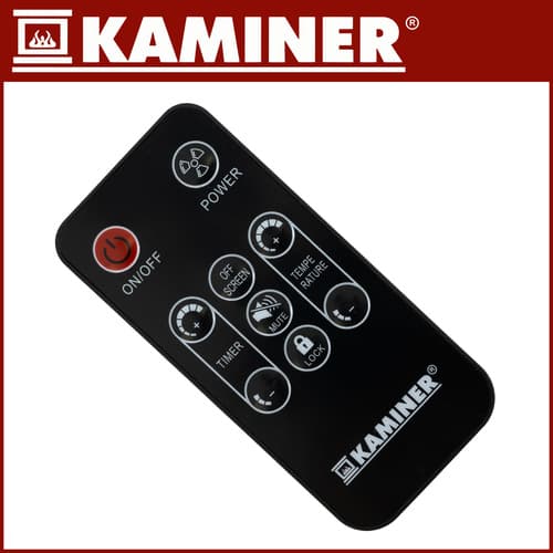 Kaminer Zelva stekleni grelnik, 2300-2500W, WiFi, pilot 5