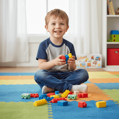 ISO TRADE Set 30 gumijastih senzoričnih kock 6