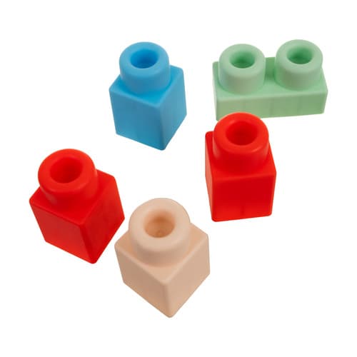 ISO TRADE Set 30 gumijastih senzoričnih kock 8