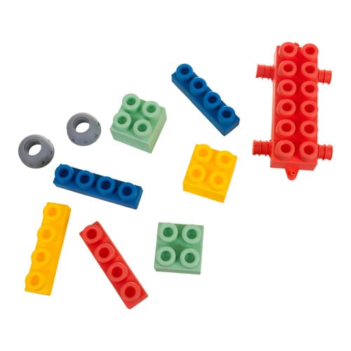 ISO TRADE Set 80 gumijastih senzoričnih kock 8