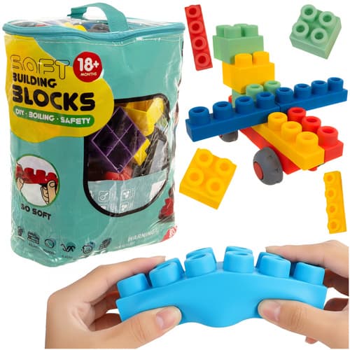 ISO TRADE Set 80 gumijastih senzoričnih kock