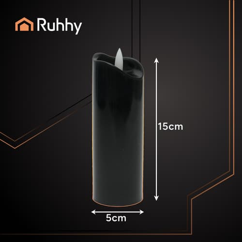 LED sveče RUHHY, 12 kosov, 15 cm, topla bela 3