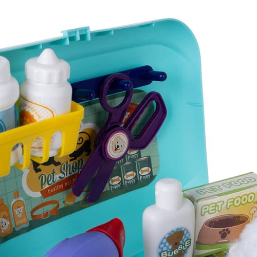 Set za igro psiček frizer Iso Trade, kovček 7