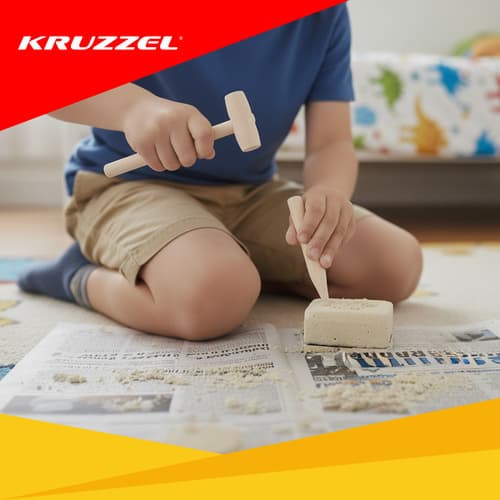 Dinozaver - komplet za izkopavanje 5v1 KRUZZEL 3