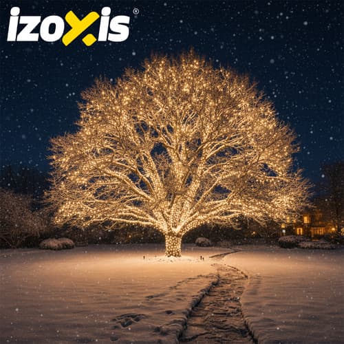 Božične lučke IZOXIS 500 LED, 35m, tople bele, IP44 3