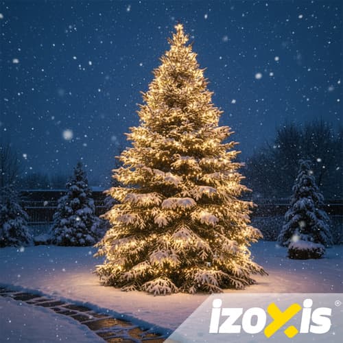 Božične lučke IZOXIS 500 LED, 35m, tople bele, IP44 6