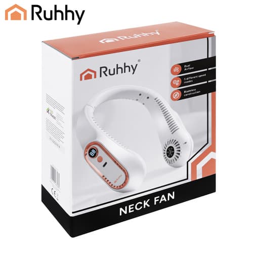Ruhhy prenosni ventilator za vrat, USB-C, 5 stopenj 2