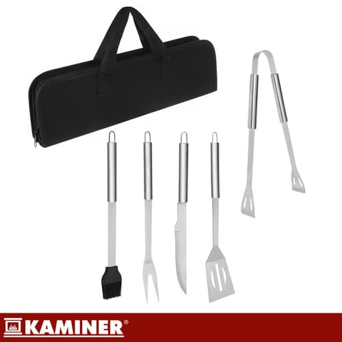 Set za žar Kaminer - 5 kosov, nerjaveče jeklo 5