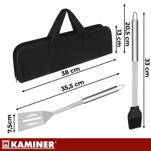 Set za žar Kaminer - 6 kosov, nerjaveče jeklo 3