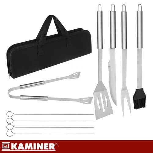 Set za žar Kaminer - 9 kosov, nerjaveče jeklo 5