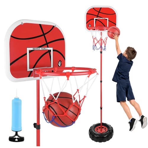 Otroški koš za košarko ISO TRADE, nastavljiv 109-170 cm