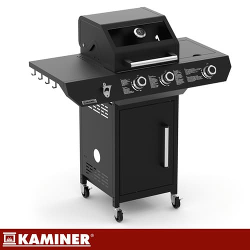 Plinski žar KAMINER Varen Black 3.0 z močjo 10kW 6