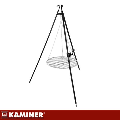 Vrtni žar na stojalu Kaminer, 190 cm, rešetka 70 cm 3