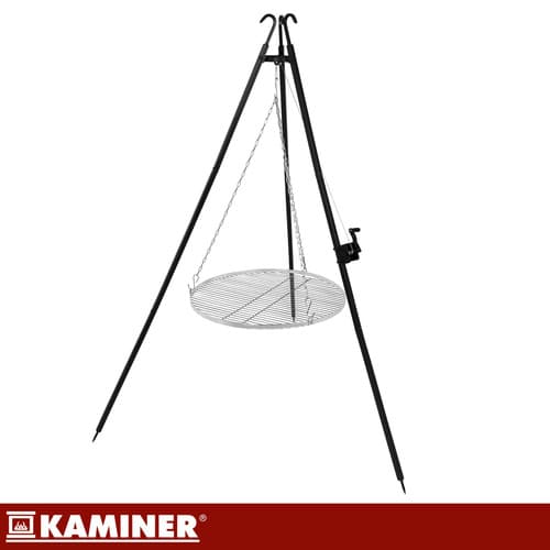 Vrtni žar na stojalu Kaminer, 190 cm, rešetka 70 cm 4
