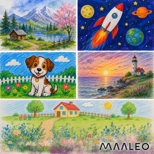 Komplet za slikanje - astronaut MAALEO, 145 kosov 5