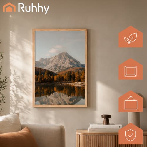Lesena okvir za slike 70x50cm RUHHY 4