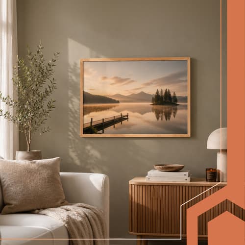 Lesena okvir za slike 70x50cm RUHHY 6