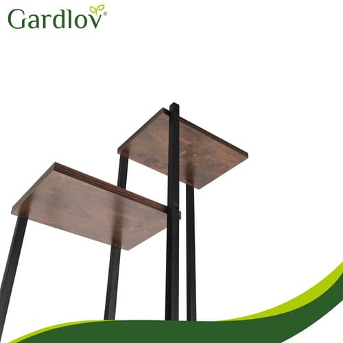 Vrtna rastlinska polica Gardlov, 113 cm, 6 nivojev, loft 8