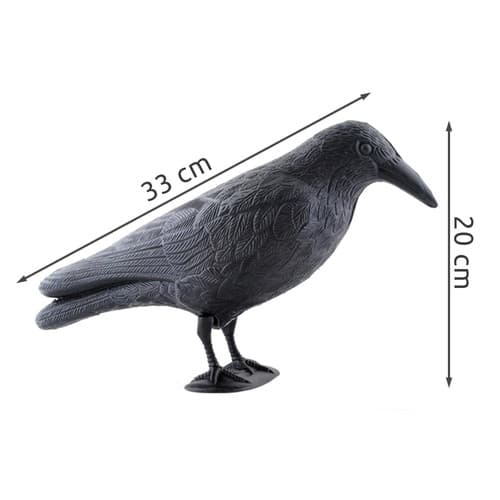 ISO TRADE Odstraszalo za ptice - kormoran, črna 6