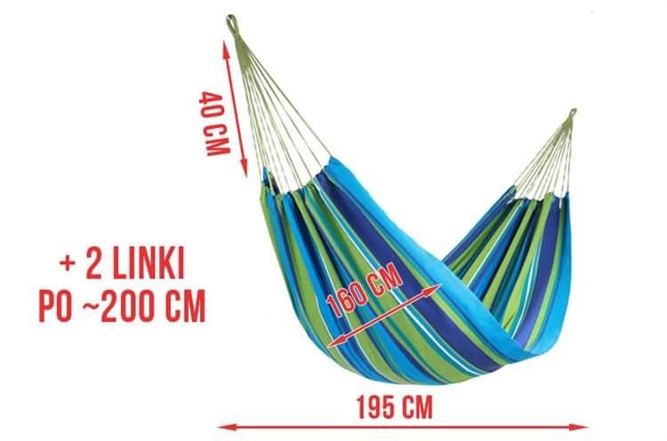 GARDLOV Viseči hamak, dvobarvni, 240 x 150 cm, nosilnost 150 kg 6