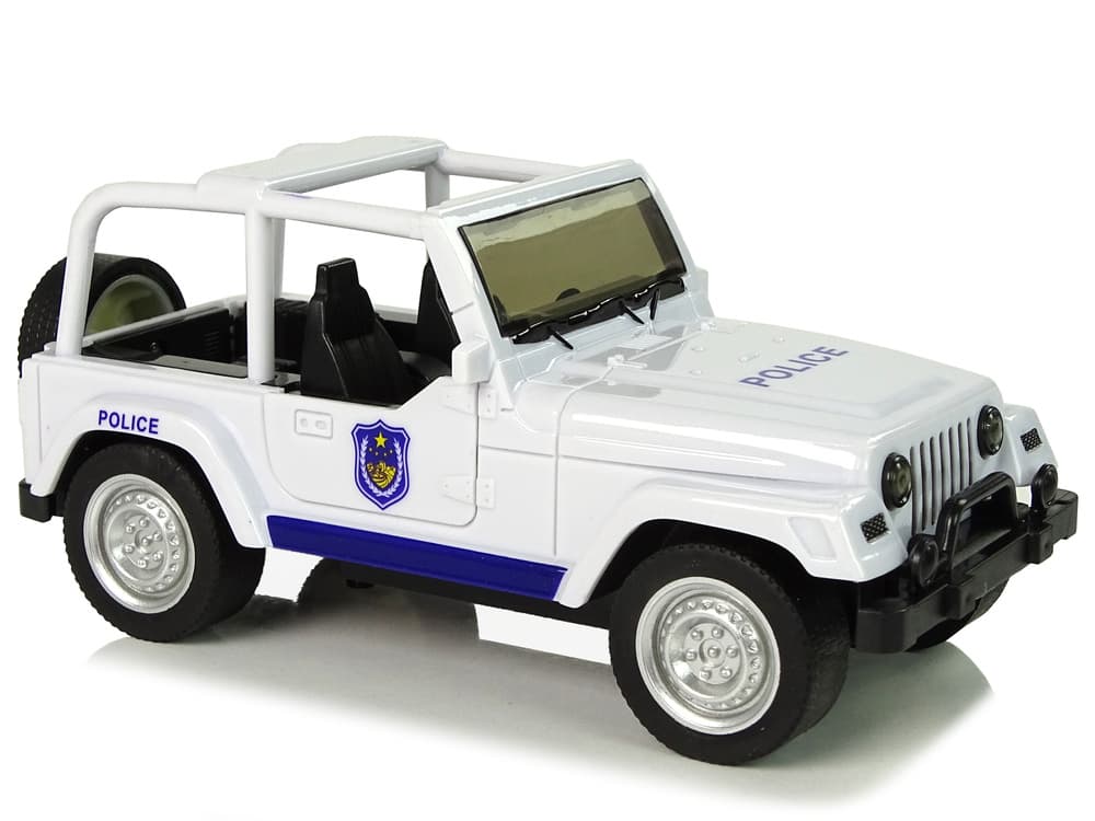 Terensko vozilo, policijski avto, bel 4