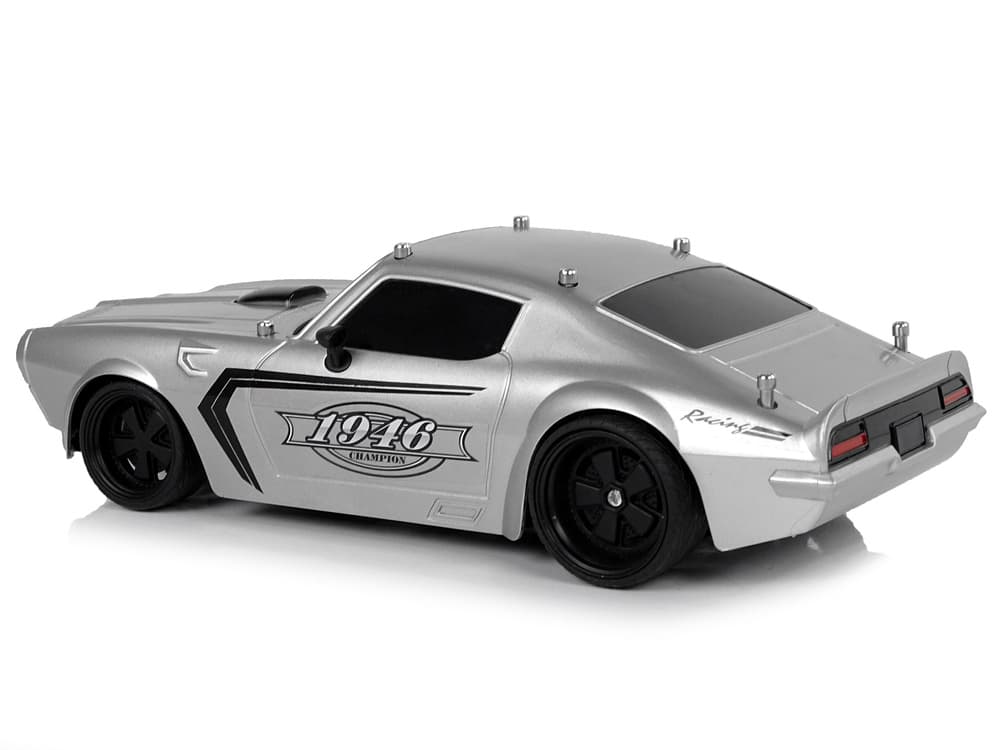 Športni avto R/C 1:18, srebrn, Champion, pilot 2