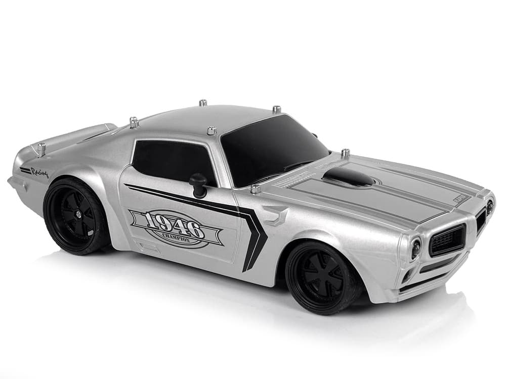 Športni avto R/C 1:18, srebrn, Champion, pilot 3