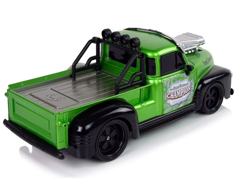 Avto na daljinsko upravljanje 1:18, zeleni pick-up 4