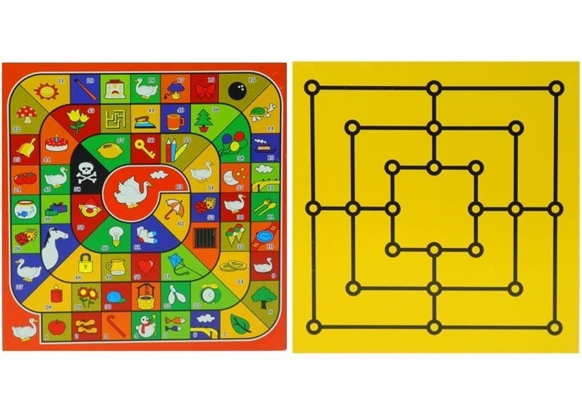 Set 18 v 1 družabnih iger: šah, spominske igre, Ludo in druge 6