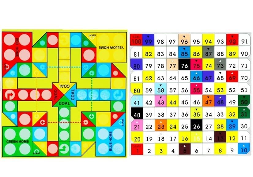 Set 18 v 1 družabnih iger: šah, spominske igre, Ludo in druge 7
