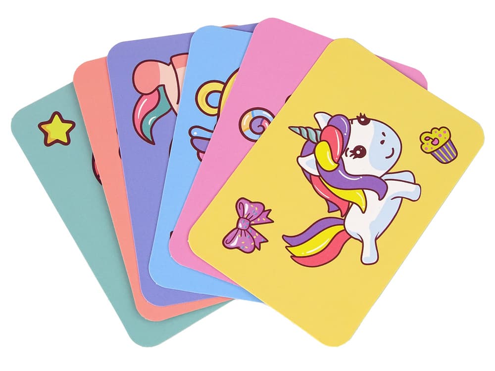Magnetna sestavljanka Knjiga 'Enorogi', puzzle, karte 4