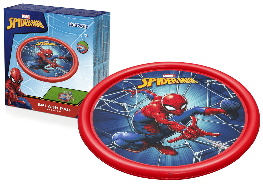 Napihljiv otroški bazenček z vodnim pršilnikom Spider-Man 165 cm