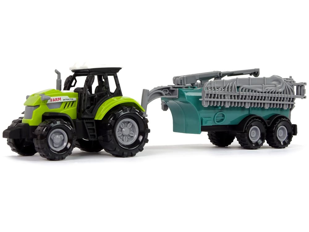 Kmetijski traktor z razpršilcem, zeleni, z zvokom 2