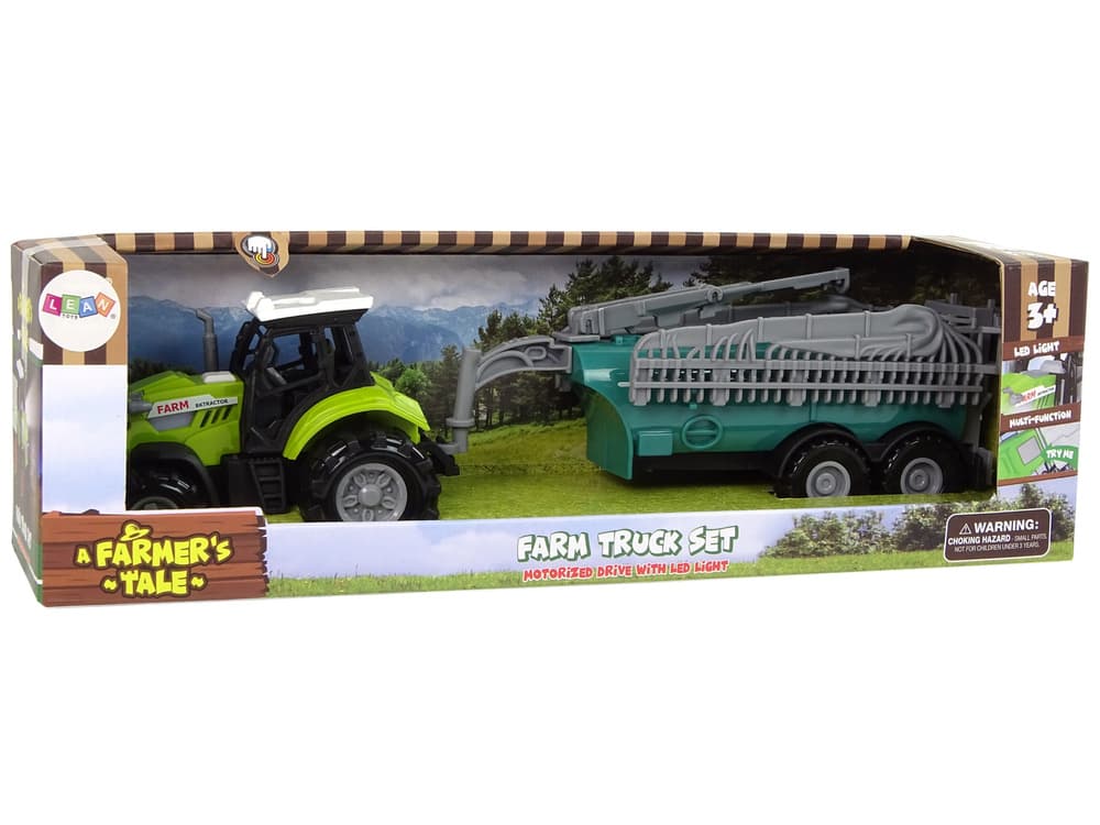Kmetijski traktor z razpršilcem, zeleni, z zvokom 5