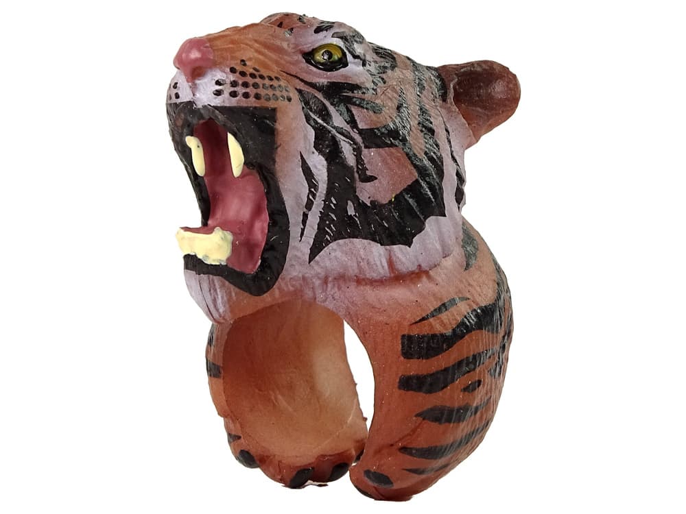 LEAN TOYS prstan na roki - Edukacijske živali, bengalski tiger 2