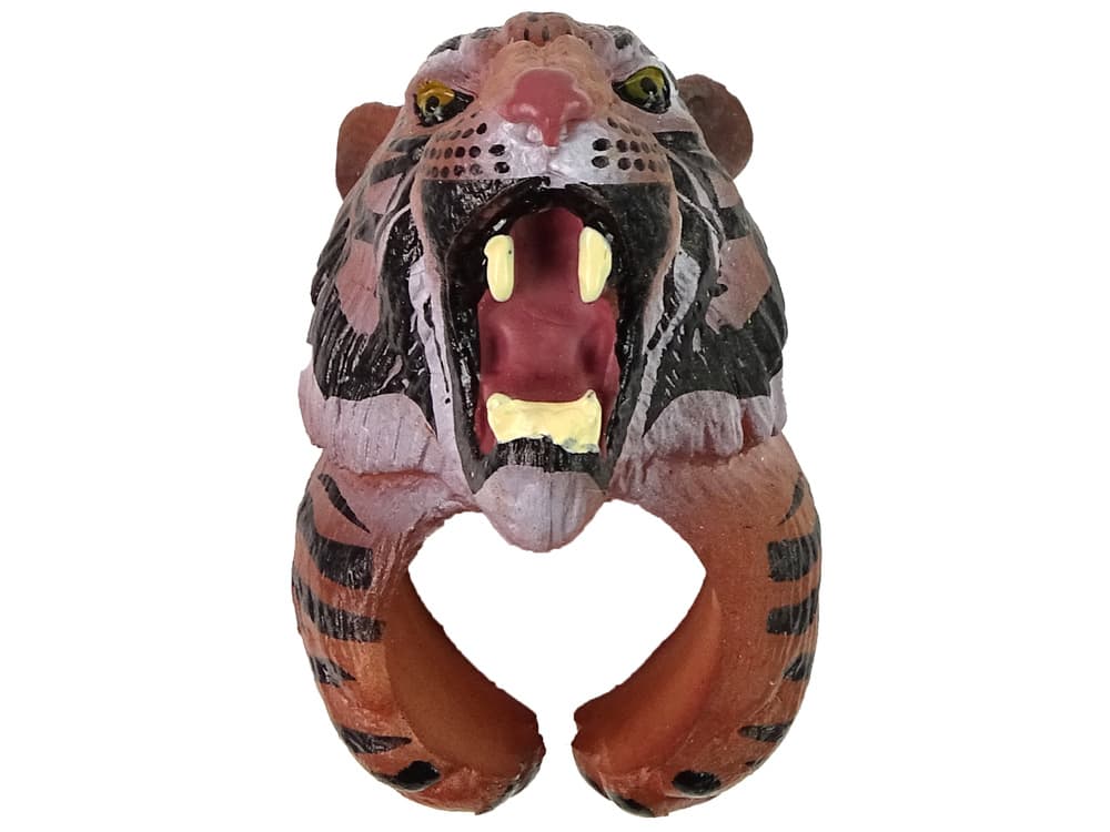 LEAN TOYS prstan na roki - Edukacijske živali, bengalski tiger 4