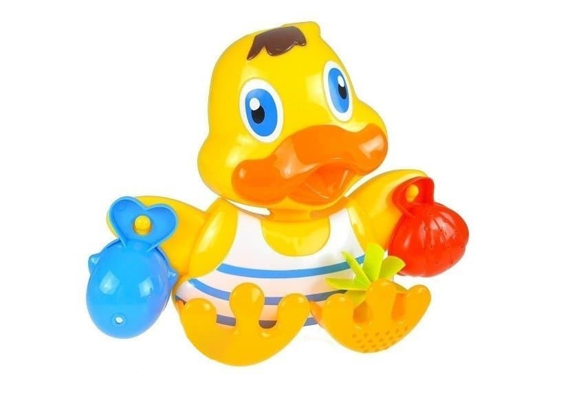 LEAN TOYS Kopalna kačica z dodatki, set posodic 2