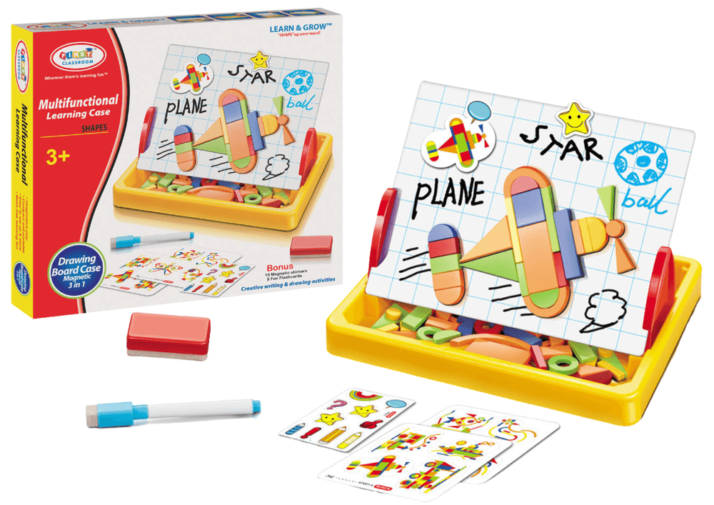 Magnetna tabla za risanje LEAN TOYS z geometrijskimi liki